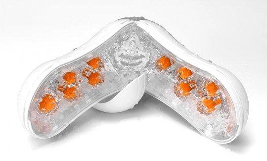 Tenga Flip Orb Masturbator - Orange Crash Sleeve - Image 3