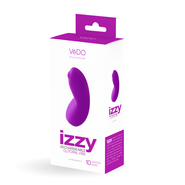 Vedo Izzy Rechargeable Clitoral Vibrator Purple - Image 3