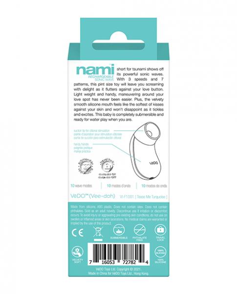 Vedo Nami Sonic Vibe Turquoise Rechargeable - Image 2