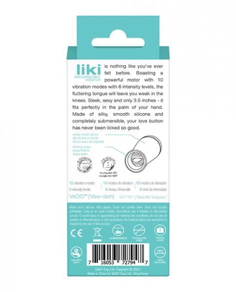 Vedo Liki Flicker Vibe Tease Me Turquoise - Image 2