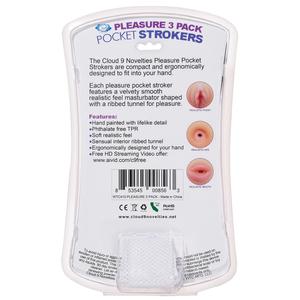 Cloud 9 Trio Strokers Pussy, Ass, Mouth Masturbator Kit - Image 3