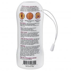 Cloud 9 Pleasure Pussy Pocket Stroker Water Activated Tan - Image 3