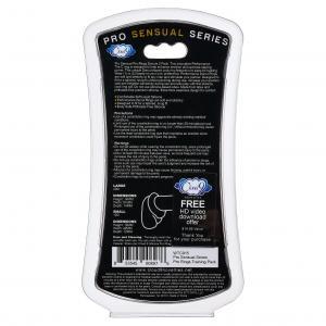 Cloud 9 Pro Rings Liquid Silicone Donuts 2 Pack Black - Image 3