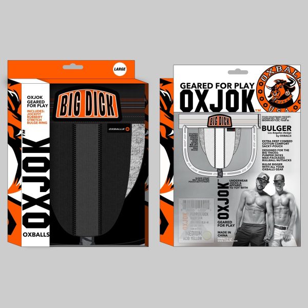 BULGER, the big pouch jock, BLACK IRON, MEDIUM - Image 2
