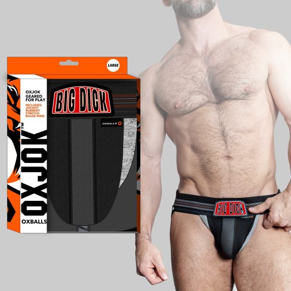 BULGER, the big pouch jock, BLACK IRON, LARGE - Image 3