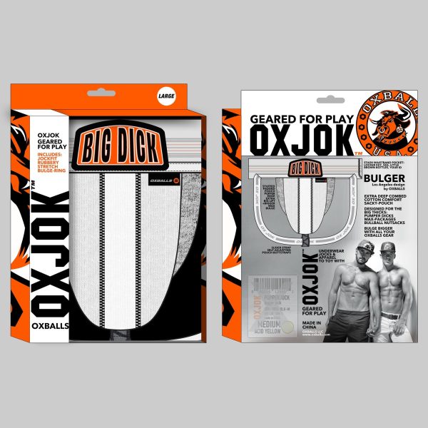 BULGER, the big pouch jock, WHITE SNOW, LARGE - Image 2