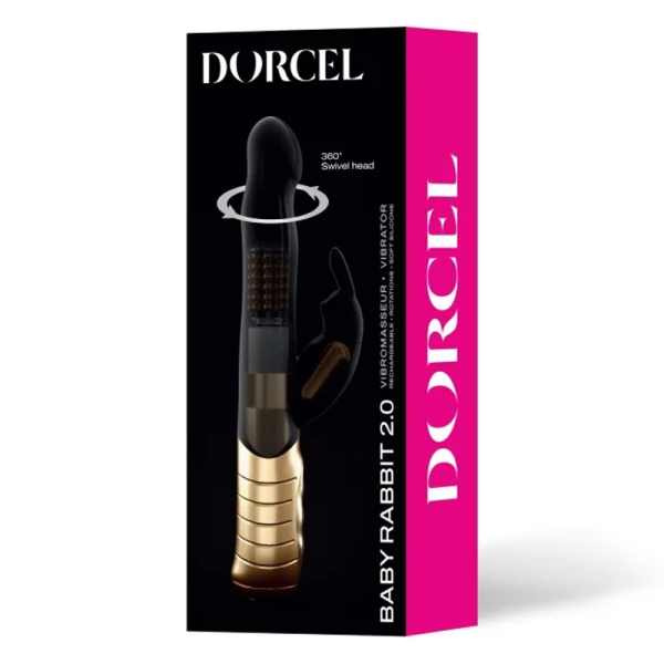 BABY RABBIT BLACK & GOLD 2.0 - RECHARGEABLE - Image 2