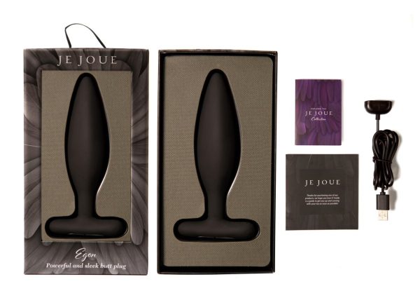 Egon Vibrating Butt Plug Black - Image 15