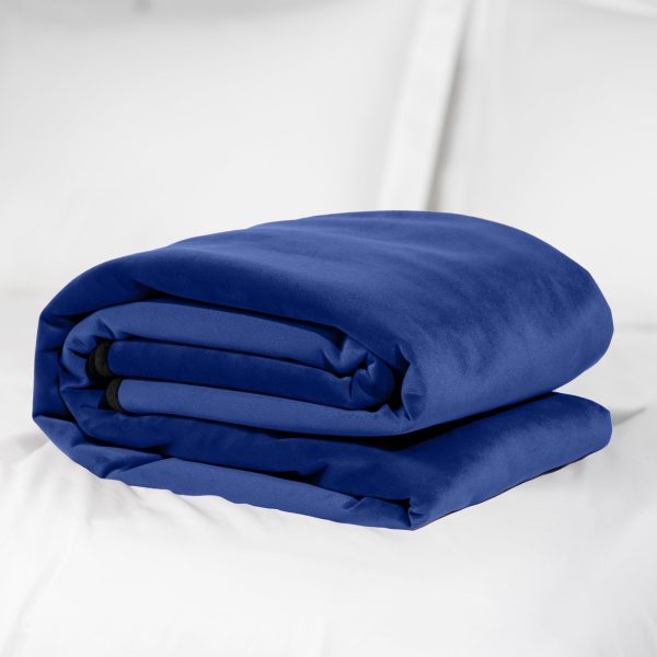 Fascinator Throw Royal Blue Microvelvet - Mini - Image 4