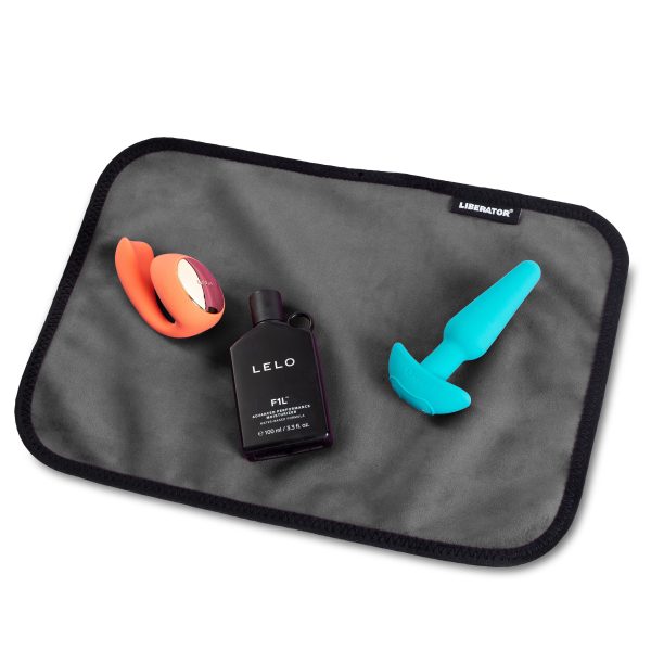 Fascinator Toy Pad - Moisture-proof Toy Pad, Microvelvet - Black - Image 2