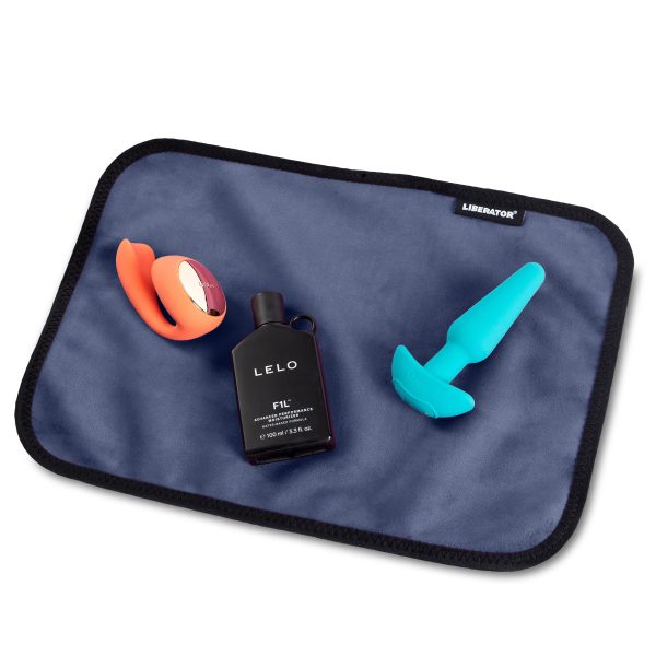 Fascinator Toy Pad - Moisture-proof Toy Pad, Microvelvet - Indigo - Image 2