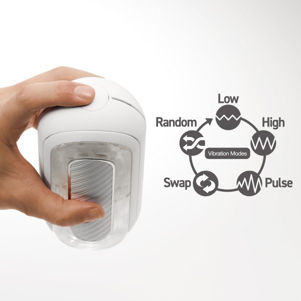 FLIP ZERO GRAVITY EV (ELECTRONIC VIBRATION) WHITE - Image 4