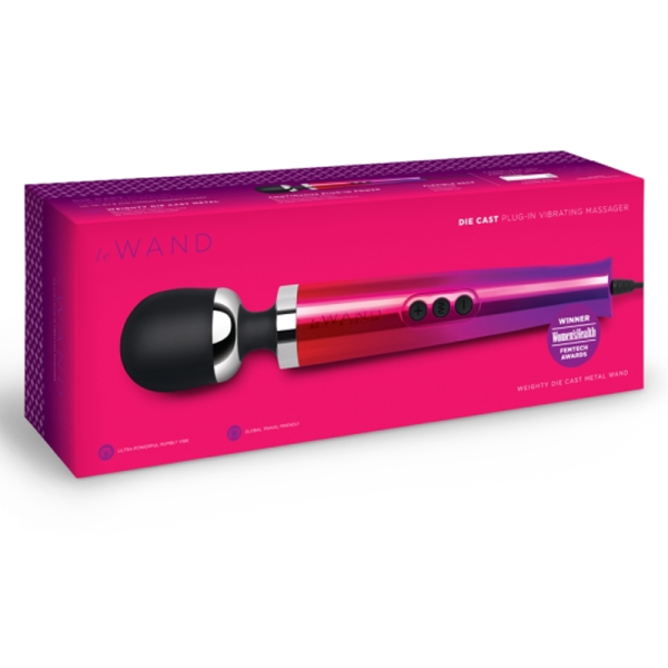 Die Cast Plug-In Vibrating Massager - Ombre - Image 2
