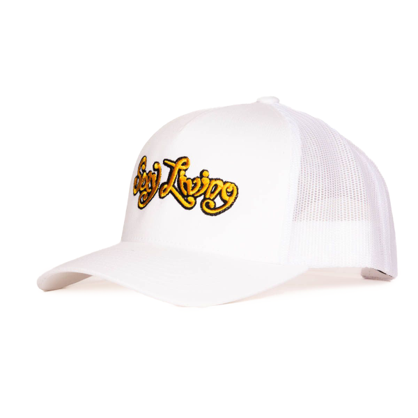 Hat - White/Gold - Image 5
