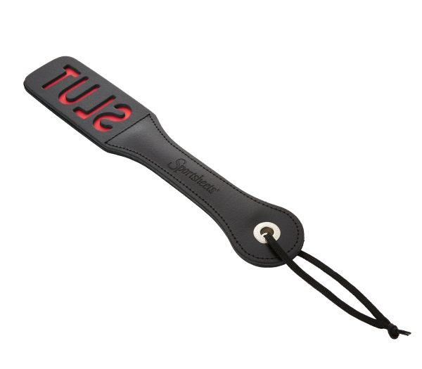 12” Leather Slut Impression Paddle - Image 6