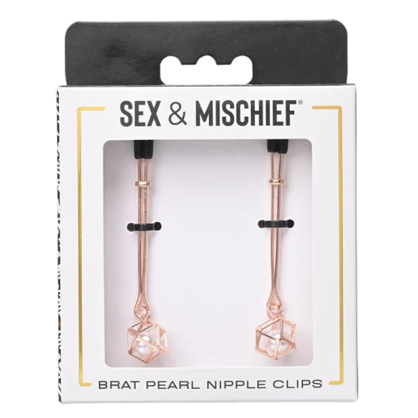 Brat Pearl Nipple Clips - Image 2