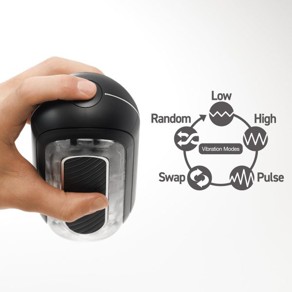 FLIP ZERO GRAVITY EV (ELECTRONIC VIBRATION) BLACK - Image 5