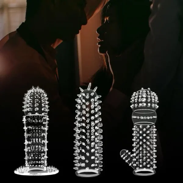 Sex Dildo Toy Enhance Pleasure with 2pcs Men's Sex Toy Set Penis Extender Delay Ejaculation G-spot Pleasure Adult Supplies - Image 2