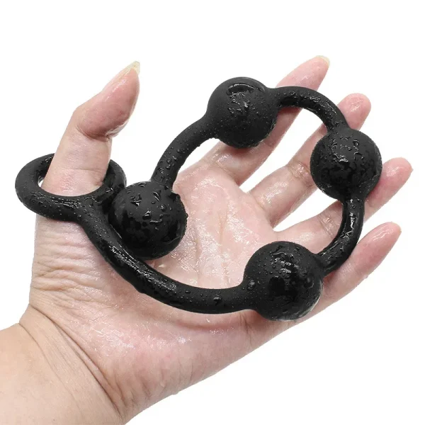 Silicone Oversized Anal Massage Beads Butt Plugs Male and Female Masturbators Alternative Toys Prostate Massagers Adult Products - Image 2