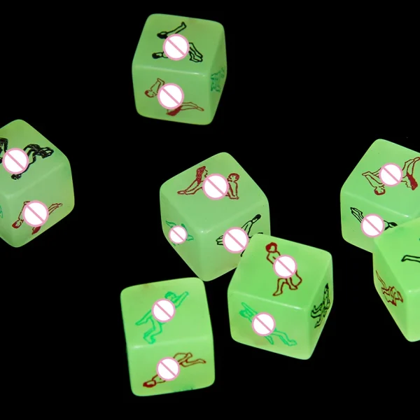 6 Sides Exotic Toys Luminous Sex Dice Toys for Couples Adults Games Romance Love Hunour Flirting Erotic Adult 18+ Sex Shop - Image 5