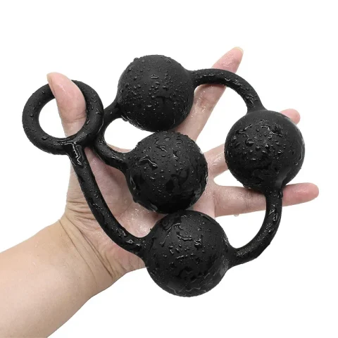 Silicone Oversized Anal Massage Beads Butt Plugs Male and Female Masturbators Alternative Toys Prostate Massagers Adult Products