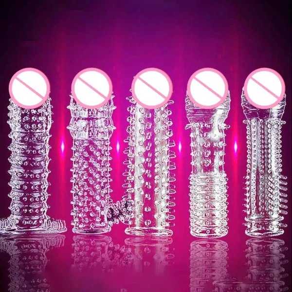 Sex Dildo Toy Enhance Pleasure with 2pcs Men's Sex Toy Set Penis Extender Delay Ejaculation G-spot Pleasure Adult Supplies