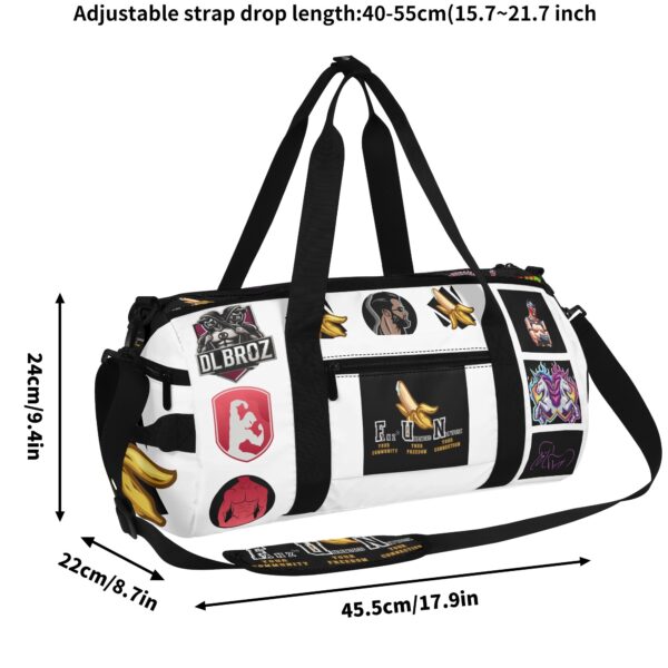 Fashion Sports Luggage Bag Gym Bag Duffle Bag - Image 9